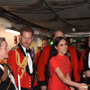 Le prince Harry, duc de Sussex, et Meghan Markle, duchesse de Sussex assistent au festival de musique de Mountbatten au Royal Albert Hall de Londres, Royaume Uni, le 7 mars 2020.