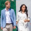 Le prince Harry et Meghan Markle, duchesse de Sussex, visitant l'association "Yes" (Youth Employment Service) à Johannesburg en Afrique du Sud le 2 octobre 2019.