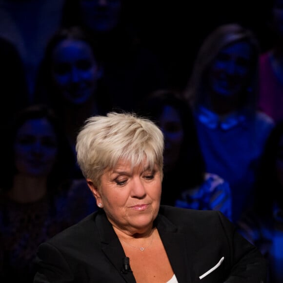 Exclusif - Mimie Mathy - Enregistrement de l'émission "La Boîte à secrets 4" à Paris, présentée par F.Bollaert, et diffusée le 10 avril sur France 3. Le 23 janvier 2020 © Tiziano Da Silva / Bestimage