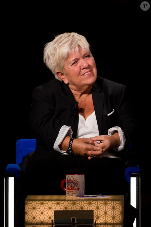 Exclusif - Mimie Mathy - Enregistrement de l'émission "La Boîte à secrets 4" à Paris, présentée par F.Bollaert, et diffusée le 10 avril sur France 3. Le 23 janvier 2020 © Tiziano Da Silva / Bestimage