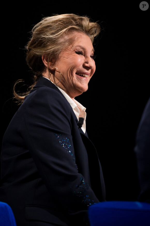 Exclusif - Sheila - Enregistrement de l'émission "La Boîte à secrets 4" à Paris, présentée par F.Bollaert, et diffusée le 10 avril sur France 3. Le 23 janvier 2020 © Tiziano Da Silva / Bestimage