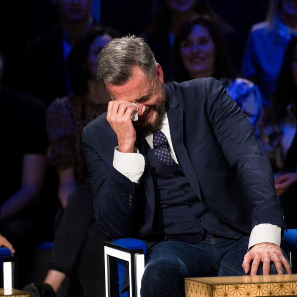 Exclusif - Olivier Minne - Enregistrement de l'émission "La Boîte à secrets 4" à Paris, présentée par F.Bollaert, et diffusée le 10 avril sur France 3. Le 23 janvier 2020 © Tiziano Da Silva / Bestimage