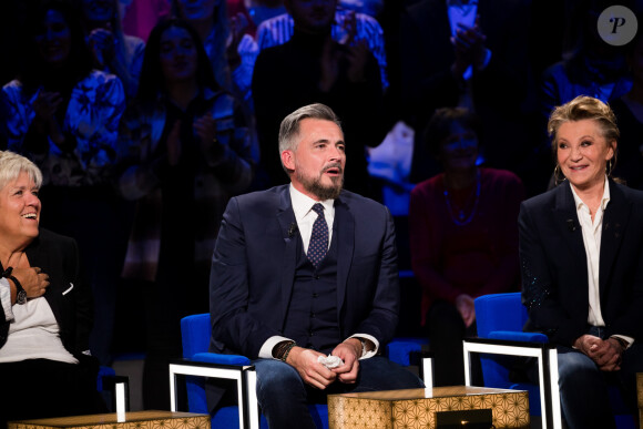 Exclusif - Mimie Mathy, Olivier Minne, Sheila - Enregistrement de l'émission "La Boîte à secrets 4" à Paris, présentée par F.Bollaert, et diffusée le 10 avril sur France 3. Le 23 janvier 2020 © Tiziano Da Silva / Bestimage