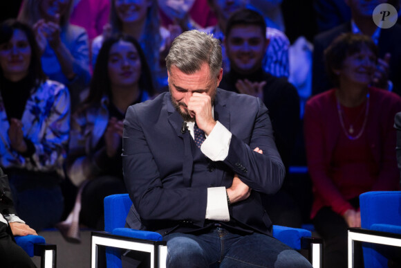 Exclusif - Olivier Minne - Enregistrement de l'émission "La Boîte à secrets 4" à Paris, présentée par F.Bollaert, et diffusée le 10 avril sur France 3. Le 23 janvier 2020 © Tiziano Da Silva / Bestimage