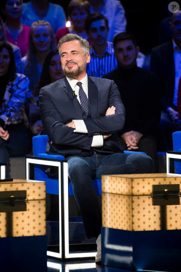 Exclusif - Olivier Minne - Enregistrement de l'émission "La Boîte à secrets 4" à Paris, présentée par F.Bollaert, et diffusée le 10 avril sur France 3. Le 23 janvier 2020 © Tiziano Da Silva / Bestimage