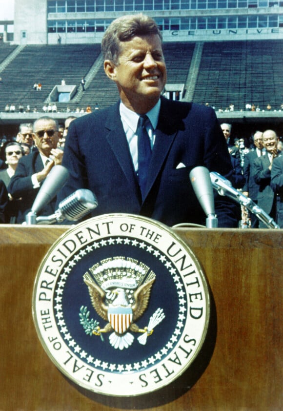 John Fitzgerald Kennedy, 35e et plus jeune président des Etats-Unis. Il a été assassiné le 22 novembre 1963. Photo by World History Archive/ABACAPRESS.COM