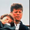 John Fitzgerald Kennedy et sa fille Caroline.