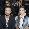 Justin Timberlake et sa femme Jessica Biel - Front Row du défilé de mode PAP femme printemps-été 2020 Louis Vuitton à Paris. Le 1er octobre 2019 © Olivier Borde / Bestimage