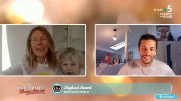 Agathe Lecaron en direct sur France 5 : son fils Félix s'invite par surprise