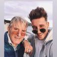 Julien Geloën a posté des photos de son papa en Story Instagram. Il est décédé du coronavirus en avril 2020.