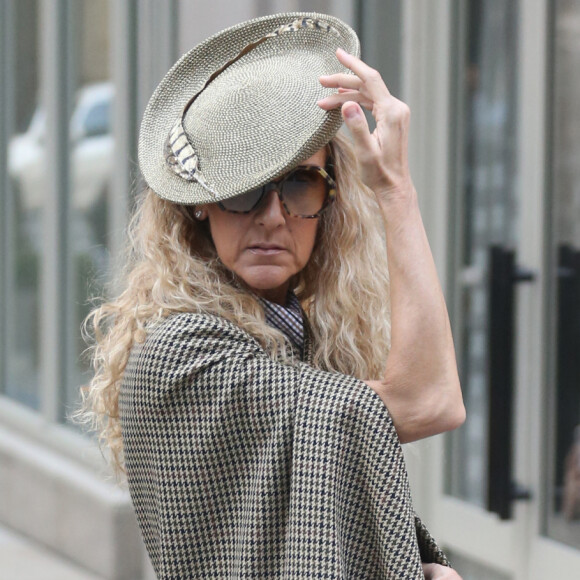 Céline Dion prend la pose pour les photographes à New York, le 5 mars 2020.