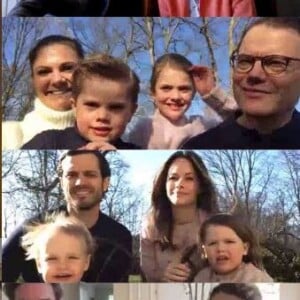 La famille royale de Suède a fêté Pâques ensemble en visio, le 12 avril 2020, en pleine période de confinement en raison de la pandémie du coronavirus, et a partagé des extraits de ces moments en famille inédits sur Instagram.