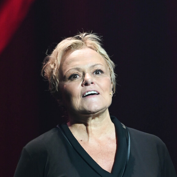 Semi-exclusif - Muriel Robin - Générale du nouveau spectacle "Muriel Robin et Pof !" au Palais des Sports à Paris le 3 octobre 2019. © Coadic Guirec/Bestimage