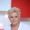 Exclusif - Muriel Robin - Enregistrement de l'émission "Vivement Dimanche" au studio Gabriel à Paris, France, le 21 août 2019 . Diffusion le 25/08/2019 sur France 2. © Guillaume Gaffiot/Bestimage