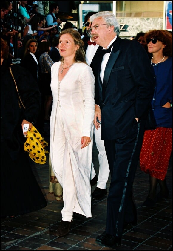 Daniel Toscan du Plantier et sa femme Sophie au Festival de Cannes 1994.