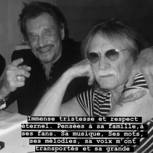 Laeticia Hallyday a rendu hommage à Christophe sur les réseaux sociaux le 17 avril 2020.