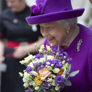La reine Elisabeth II d'Angleterre a inauguré les nouveaux locaux de l'hôpital "Royal National ENT and Eastman Dental Hospital" à Londres. Le 19 février 2020  On February 19th 2020. Queen Elizabeth II leaving after she officially opened the new premises of the Royal National ENT and Eastman Dental Hospitals in London. PA Photo. Picture date: Wednesday February 19, 2020. See PA story ROYAL Queen. Photo credit should read: Heathcliff O'Malley/Daily Telegraph/PA Wire19/02/2020 - Londres