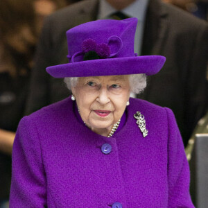 La reine Elisabeth II d'Angleterre a inauguré les nouveaux locaux de l'hôpital "Royal National ENT and Eastman Dental Hospital" à Londres. Le 19 février 2020  19 February 2020. Queen Elizabeth II leaves the Hospital after her visit19/02/2020 - Londres