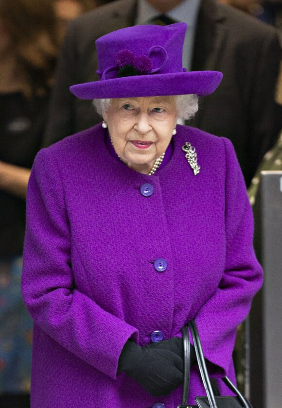 La reine Elisabeth II d'Angleterre a inauguré les nouveaux locaux de l'hôpital "Royal National ENT and Eastman Dental Hospital" à Londres. Le 19 février 2020  19 February 2020. Queen Elizabeth II leaves the Hospital after her visit19/02/2020 - Londres