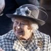 La reine Elisabeth II d'Angleterre à son arrivée au service dominical en l'église St Mary the Virgin à Hillington. Le 19 janvier 2020  19 January 2020. Queen Elizabeth II attends Sunday Service at St Mary the Virgin at Hillington near Sandringham19/01/2020 - London