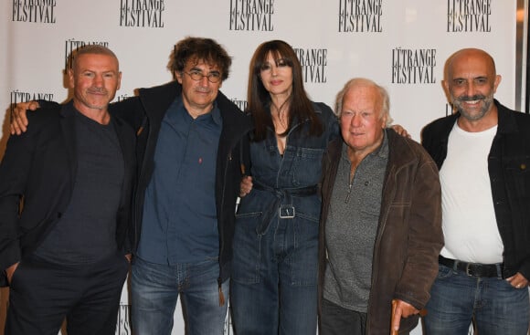 Philippe Nahon, Jo Prestia, Albert Dupontel, Monica Bellucci et Gaspar Noé - Arrivées à l'Étrange Festival au Forum des Images à Paris le 6 septembre 2019.