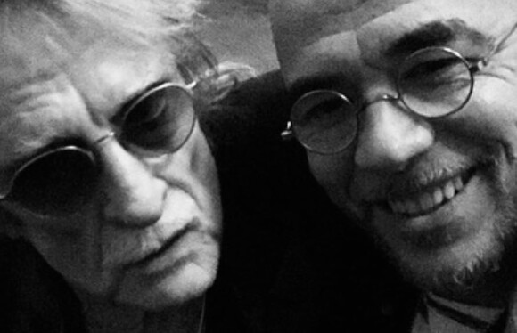Pascal Obispo a partagé cette photo de lui avec Christophe sur Instagram, le 11 avril 2020.