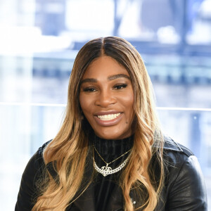Serena Williams interviewée par A.Wintour lors de son défilé de mode prêt-à-porter Automne-Hiver 2020 "S by Serena" à New York. Le 12 février 2020