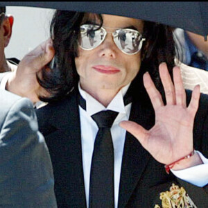 Michael Jackson à Santa Maria en Californie. Le 13  juin 2005.