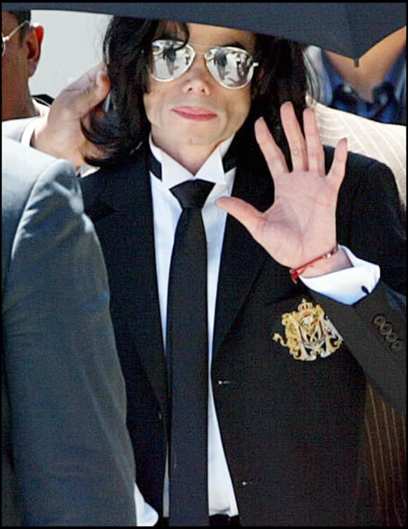 Michael Jackson à Santa Maria en Californie. Le 13  juin 2005.