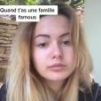 Lou Pernaut sur TikTok recadre ceux qui lui parle de son père - TikTok, 23 avril 2020