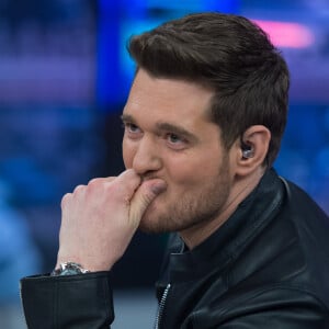 Michael Buble sur le plateau de l'émission "El Hormiguero" à Madrid, Espagne, le 10 décembre 2018.