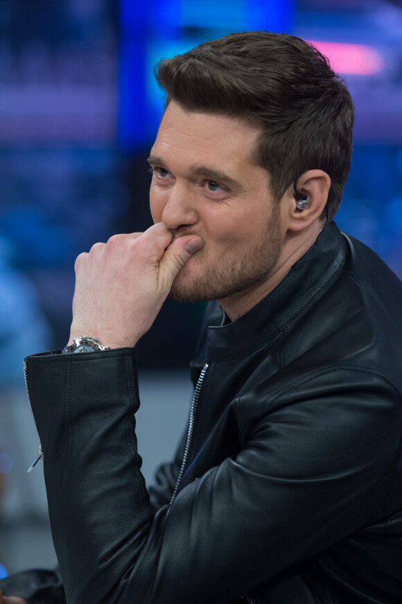 Michael Buble sur le plateau de l'émission "El Hormiguero" à Madrid, Espagne, le 10 décembre 2018.