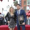 Michael Buble honoré avec son étoile sur le Walk Of Fame à Hollywood avec Luisana Lopilato Los Angeles, le 16 novembre 2018