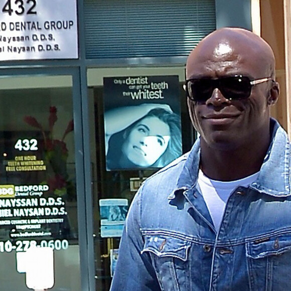 Le chanteur Seal se rend chez le medecin a Beverly Hills, le 16 juillet 2013.