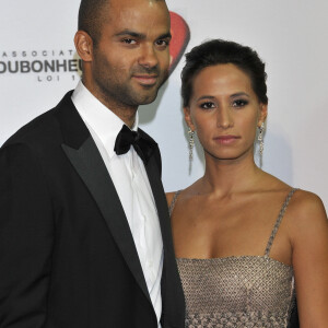 Tony Parker et Axelle Francine - Première édition du gala de charité "Monaco par coeur" au profit des associations Jeune et j'édoute et Cekedubonheur à Monaco le 22 septembre 2012.