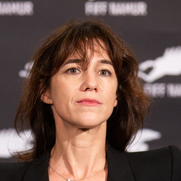 Charlotte Gainsbourg lors du photocall de " Mon chien stupide " pour la 34e édition du FIFF - Festival International du Film Francophone de Namur. Belgique, Namur, le 1er octobre 2019.