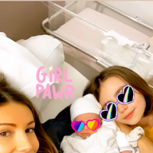 Alexandra Rosenfeld et ses filles sur Instagram le 5 janvier 2020.