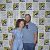 Ashley Aufderheide, Donald Faison - L'équipe de la série "Emergence" participe au Comic Con de San Diego, le 18 juillet 2019.