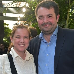 Jean-François Piège et sa femme Elodie Tavares - Défilé Bonpoint Collection printemps / été 2017 à l'Hôtel de Brancas à Paris le 6 juillet 2016. © Giancarlo Gorassini / Bestimage