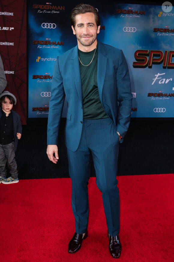Jake Gyllenhaal - Les célébrités assistent à la première de "Spider-Man : Far from home" au Chinese Theatre à Los Angeles, le 26 juin 2019.