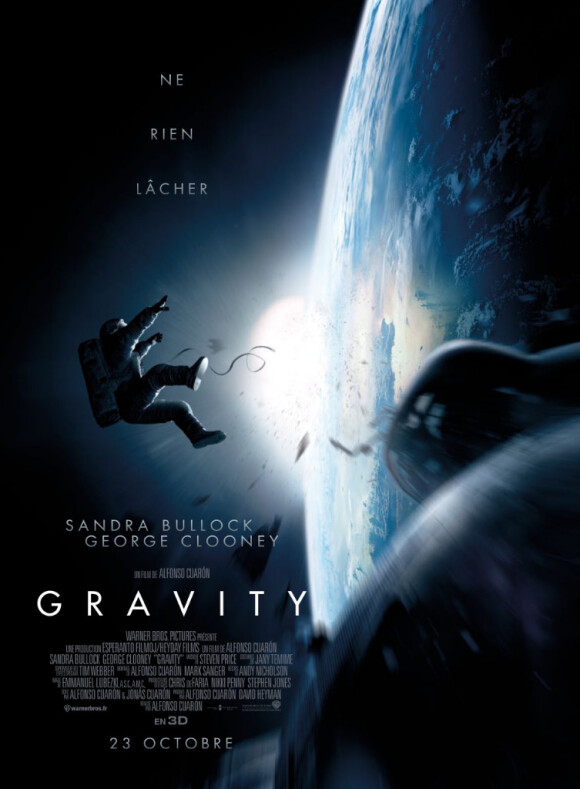 Affiche du film Gravity (2013).
