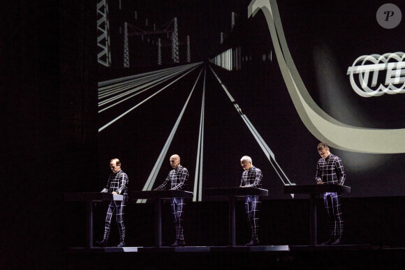 Le groupe Kraftwerk en concert au Music & Arts Festival à Stockholm. Le 31 juillet 2016
