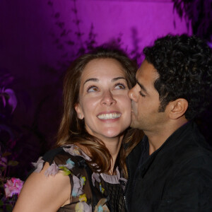 Jamel Debbouze et Mélissa Theuriau à l'aftershow du festival du rire au golf palmeraie à Marrakech au Maroc le 9 juin 2013.