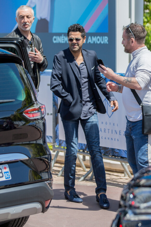 Jamel Debbouze à la sortie de son hôtel lors du 72e Festival International du Film de Cannes, France,le 16 mai 2019.