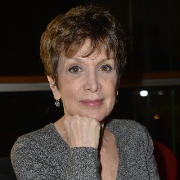 Catherine Laborde - Lancement de la campagne des Pères Noël verts par le Secours Populaire à la maison de la Radio à Paris, le 7 décembre 2015.© Veeren/Bestimage