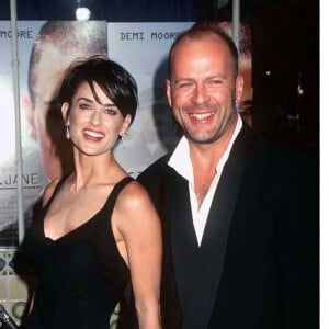 Bruce Willis et Demi Moore en 1997 à Los Angeles.