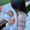 Kourtney Kardashian et son neveu Psalm West, le fils de Kim Kardashian et Kanye West. Photo publiée le 9 mai 2020.