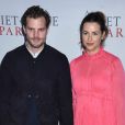 Jamie Dornan et Amelia Warner - Les célébrités assistent à la première du film "Sans un bruit 2" au Lincoln Center à New York, le 8 mars 2020.
