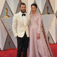 Jamie Dornan et sa femme Amelia Warner à la 89ème cérémonie des Oscars au Hollywood &amp; Highland Center à Hollywood, Los Angeles, Califonie, Etats-Unis, le 26 février 2017.
