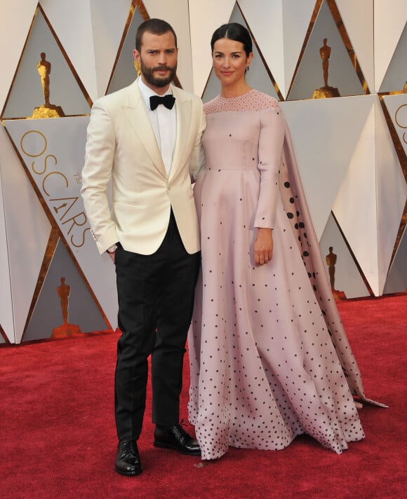 Jamie Dornan et sa femme Amelia Warner à la 89ème cérémonie des Oscars au Hollywood & Highland Center à Hollywood, Los Angeles, Califonie, Etats-Unis, le 26 février 2017.